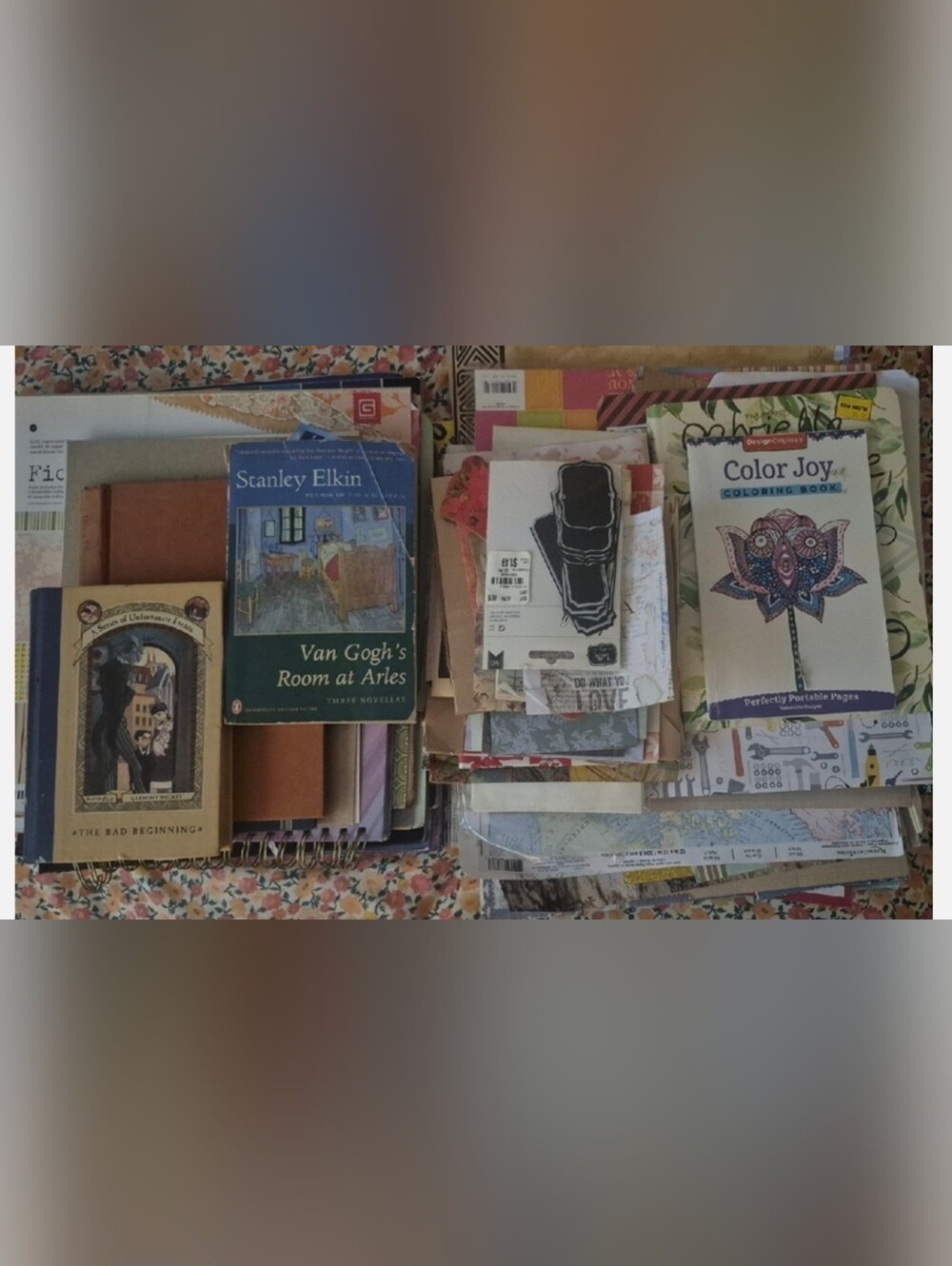 Assorted 12x12 Paper Crafts & Coloring Books And Books For Journaling..